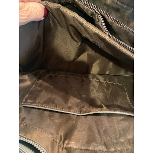 Dark Grey Laptop Work Bag w/ Adj. Straps Beautiful Stitching & Loads of Room - Picture 9 of 12